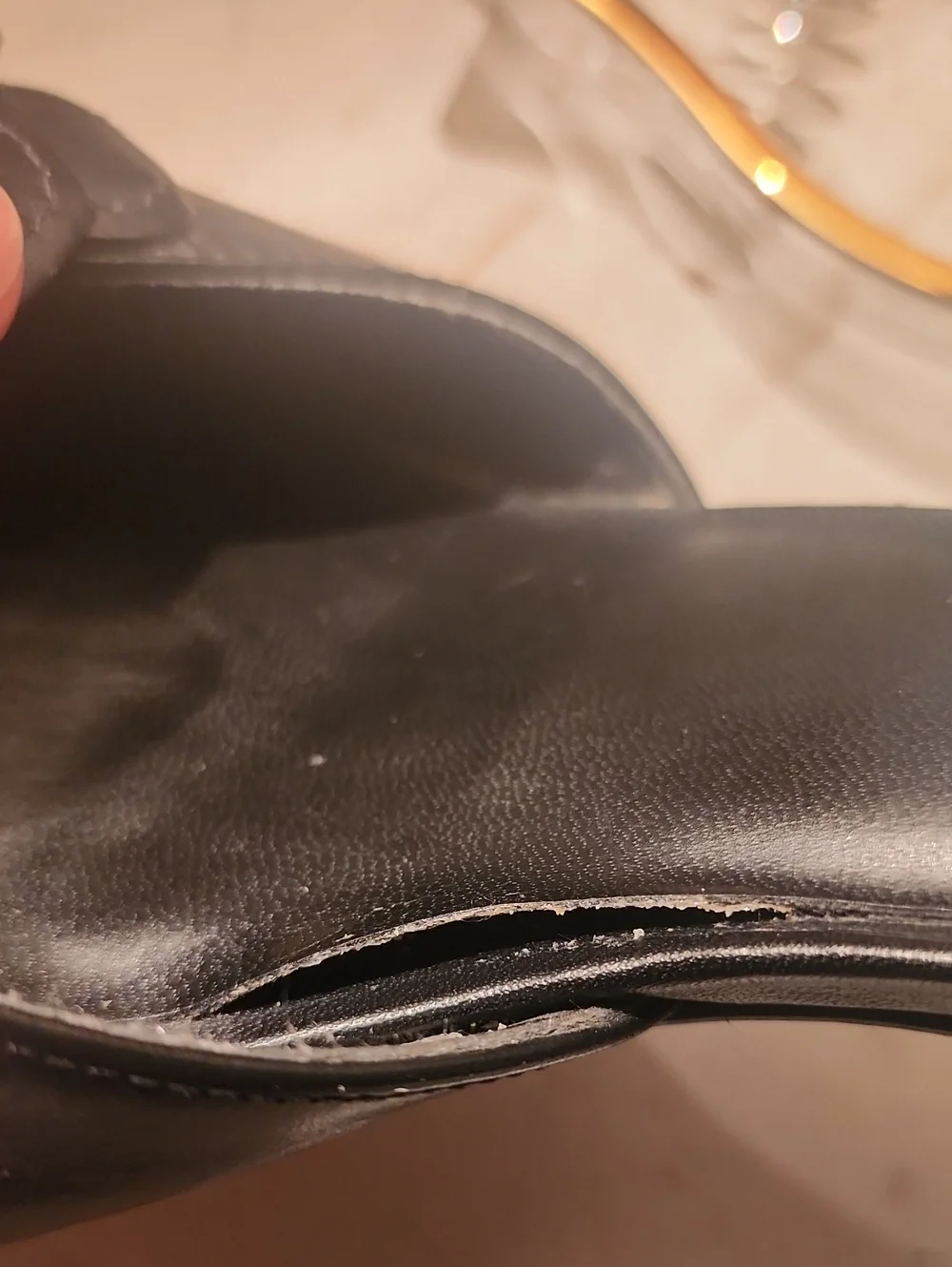 Steve Madden Vintake Y2K Black Floral Applique Slingback Strap Heel